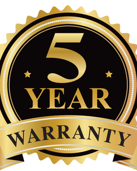 Extended 5 years warranty